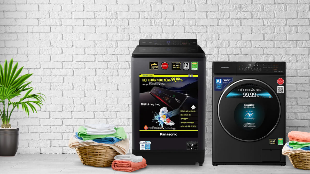 Máy giặt Panasonic được nhiều người dùng Việt tin tưởng lựa chọn
