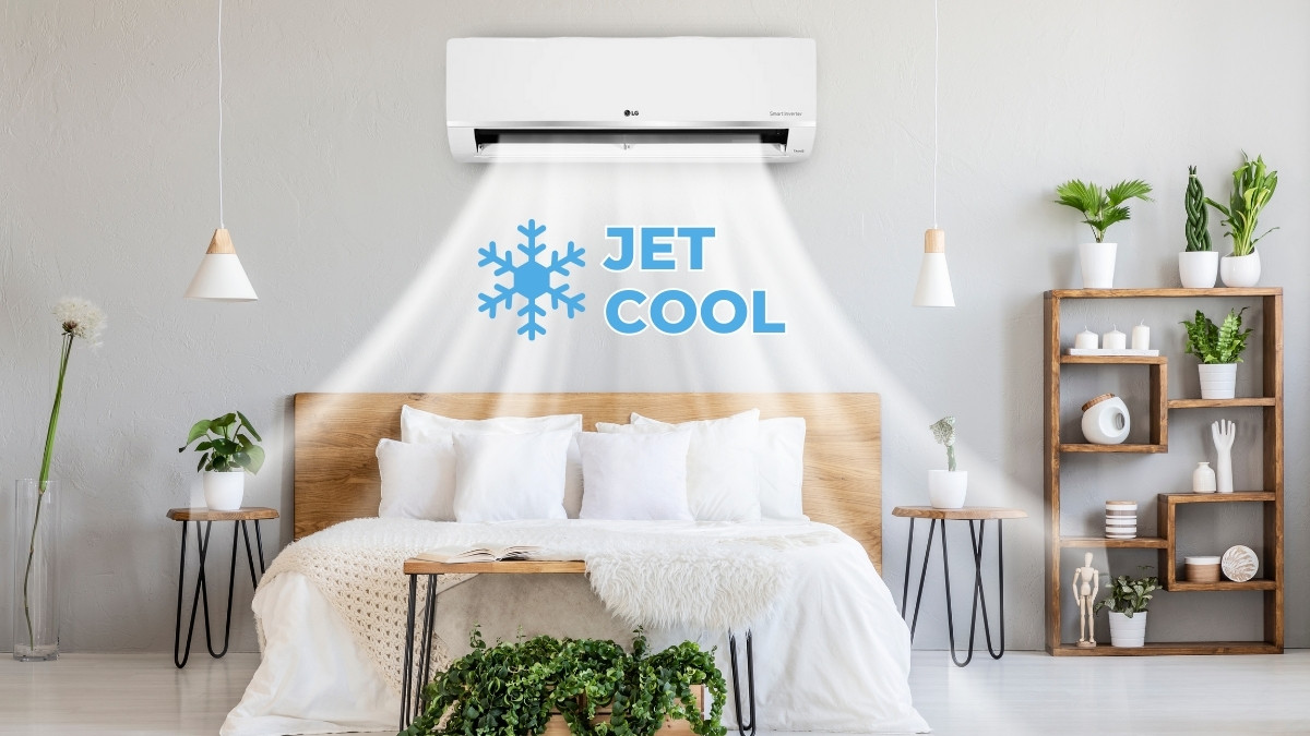 Công nghệ Jet Cool giúp làm lạnh toàn căn phòng nhanh chóng