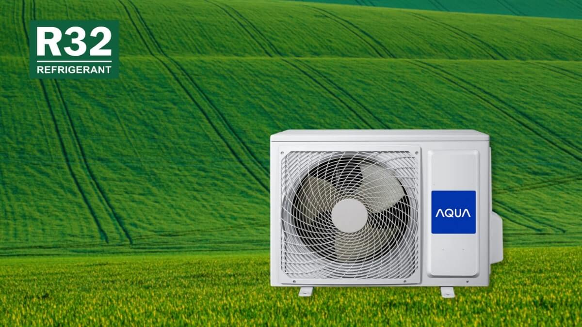 Máy Lạnh Aqua Inverter 1.5 HP AQA-RV13QC sử dụng gas R32