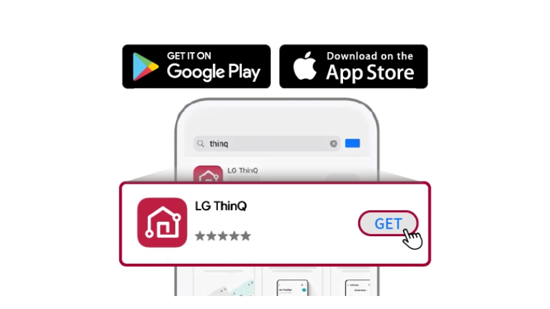 Tải ứng dụng LG ThinQ về điện thoại