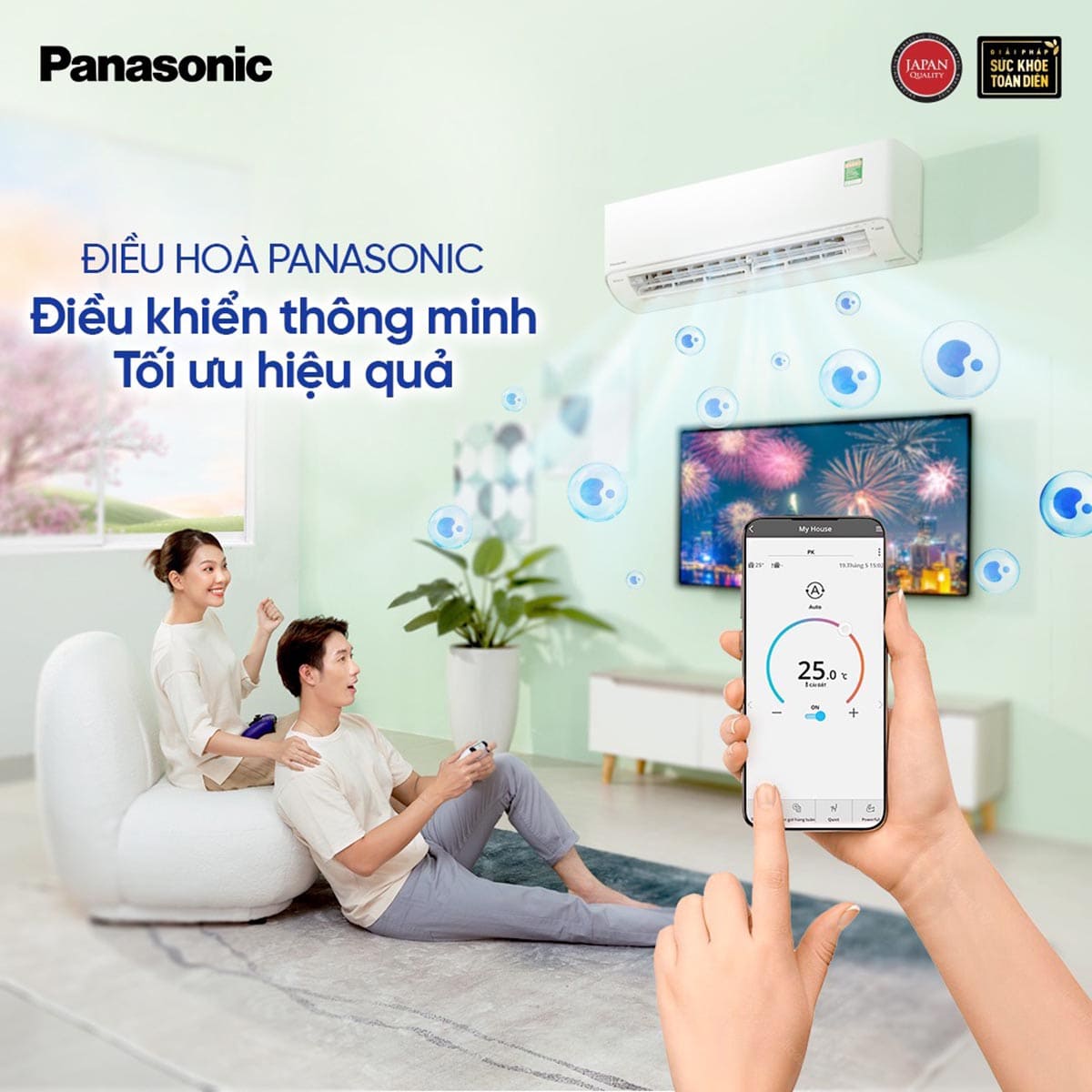 Ứng dụng Panasonic Comfort Cloud hỗ trợ điều khiển máy lạnh Panasonic