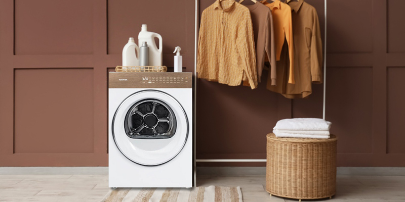 Máy sấy Toshiba phong cách Japandi tinh tế