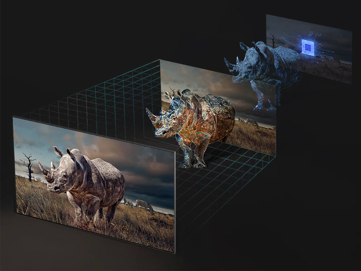Công nghệ Real Depth Enhancer giúp hình ảnh hiển thị chân thực hơn