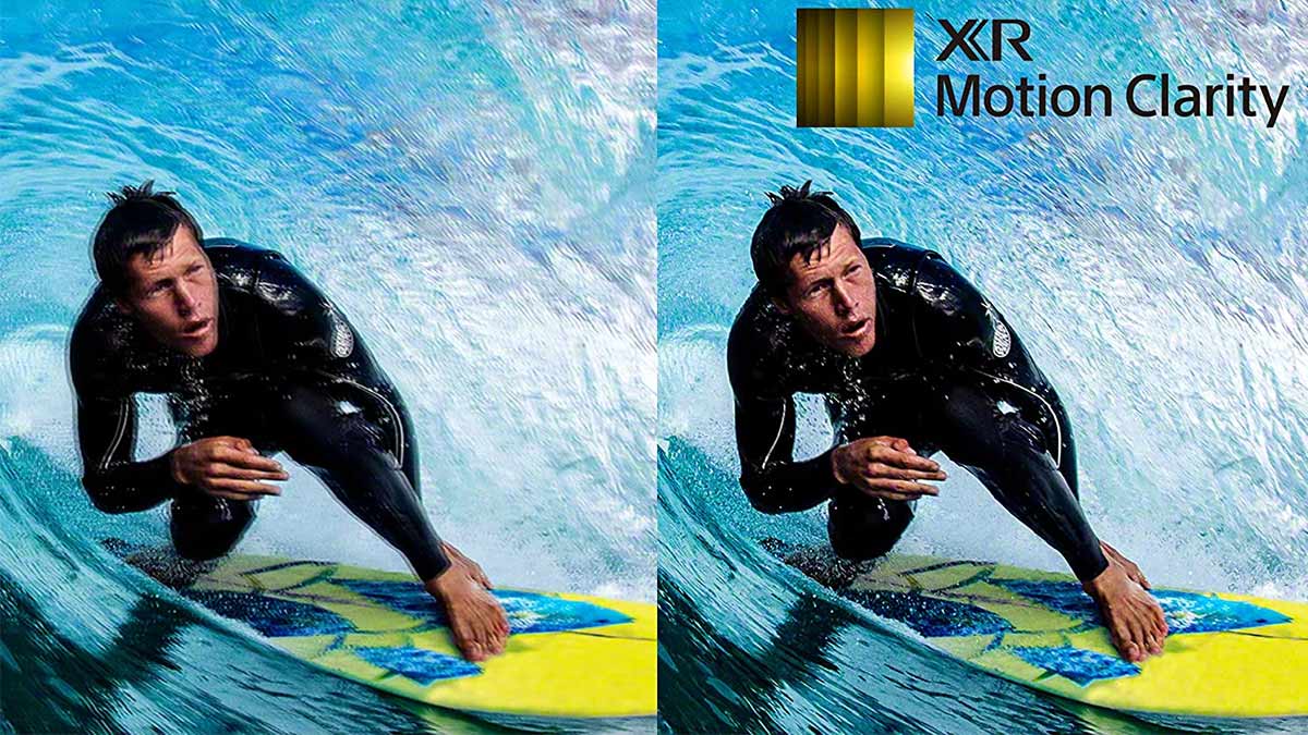 XR Motion Clarity cải thiện hiệu quả hiện tượng mờ ảnh trong chuyển động