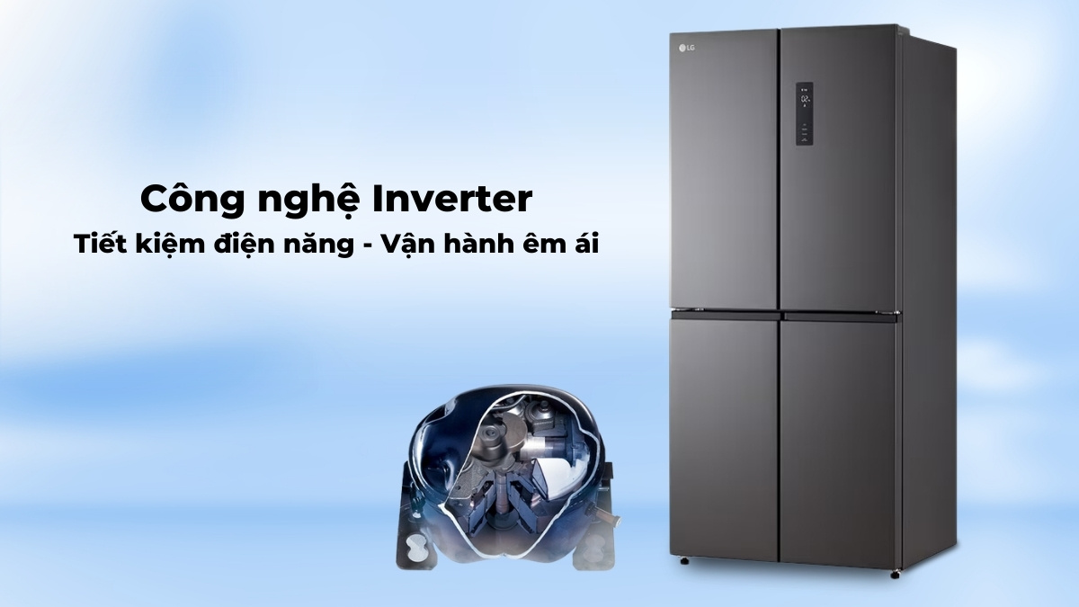 Công nghệ Inverter giúp tủ lạnh tối ưu điện năng hiệu quả