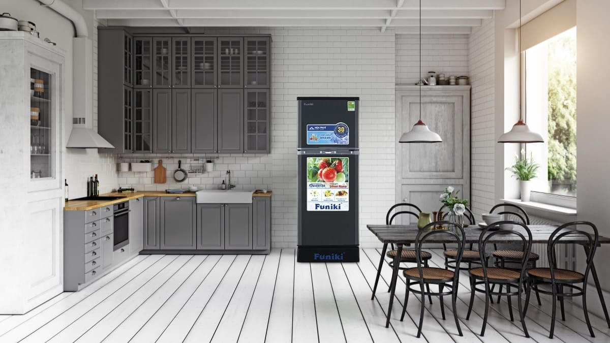 Tủ lạnh Funiki sở hữu thiết kế đặc trưng