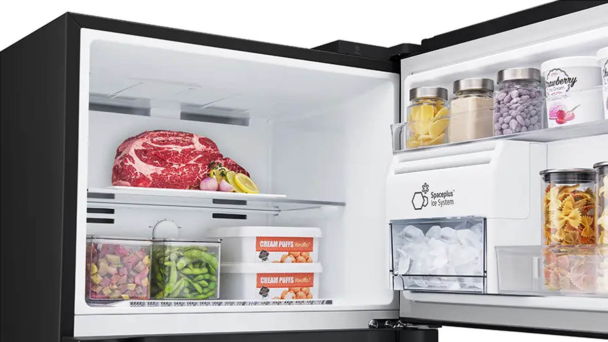 Tủ Lạnh LG Inverter GN-D372BLA có thể làm đá tự động