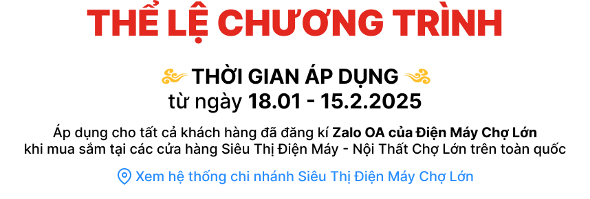 thể lệ chương trình nhận voucher 100.000đ