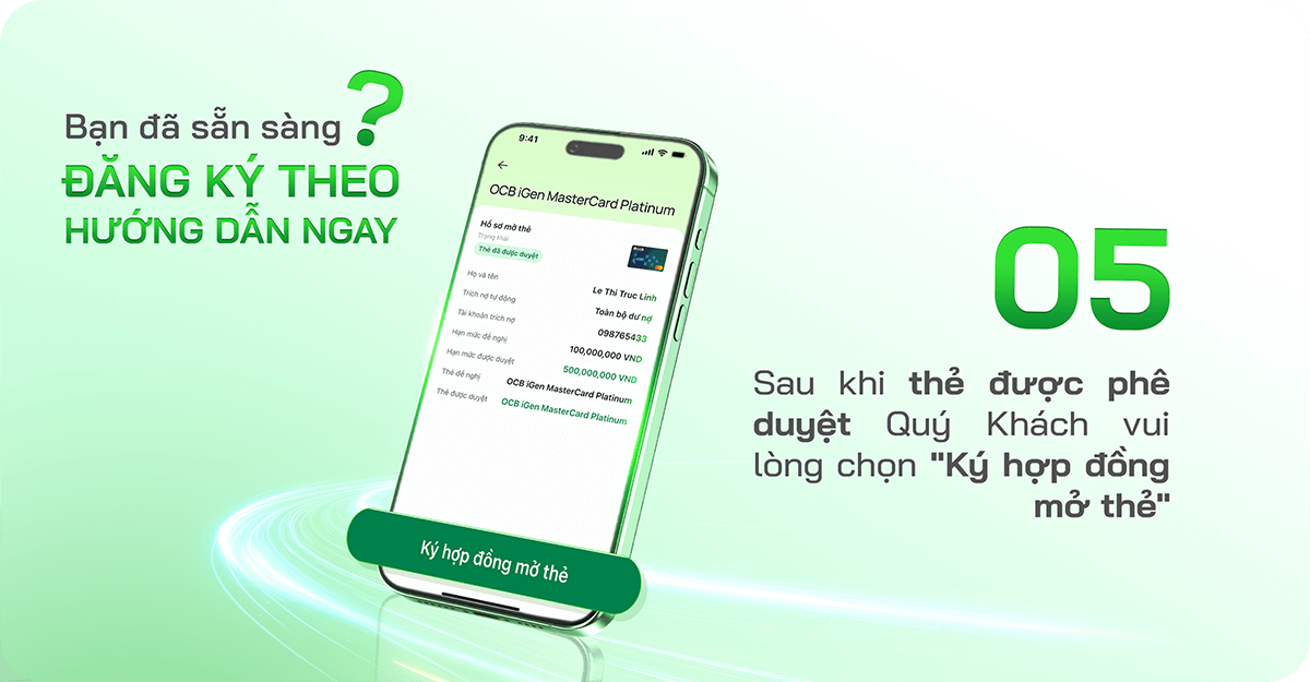 đăng ký thẻ OCB bước 5