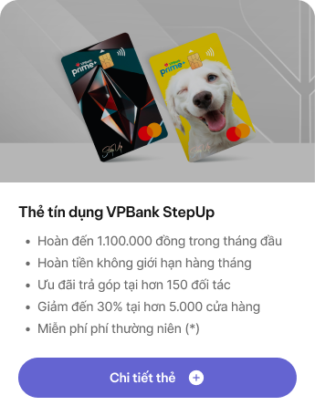 Thẻ tín dụng VPBank StepUp