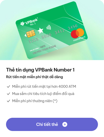 Thẻ tín dụng VPBank Number 1