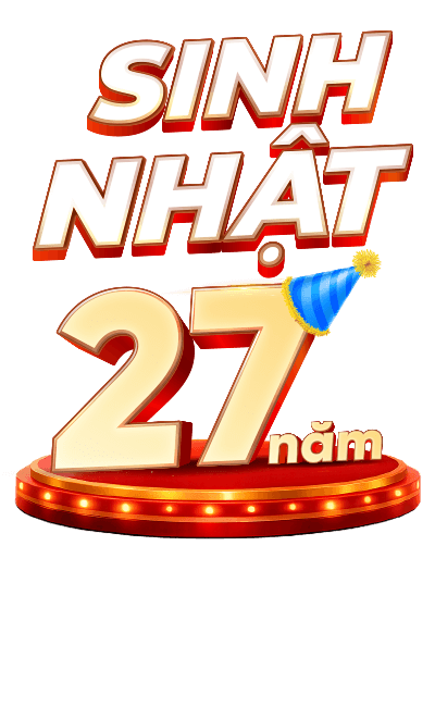 banner mừng sinh nhật 27 năm