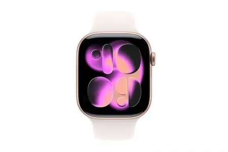 Apple Watch Series 11 GPS + Cellular 42mm Viền Nhôm Dây Thể Thao, Đen 0