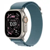 Apple Watch Ultra 3 GPS + Cellular 49mm Black Titanium Case with Black Alpine Loop - Medium