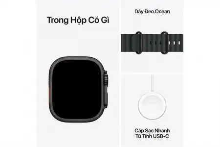 Apple Watch Ultra 3 GPS + Cellular 49mm Natural Titanium Case with Anchor Blue Ocean Band 1