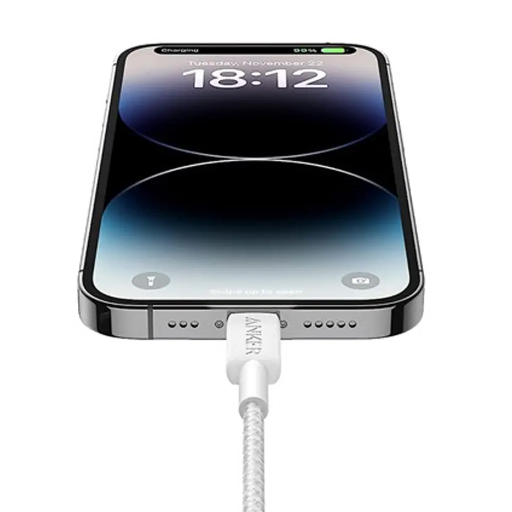 Cáp Sạc Type-C - Lightning Anker 322 C-L 0.9m Nylon Đen B2B_A81B5 0