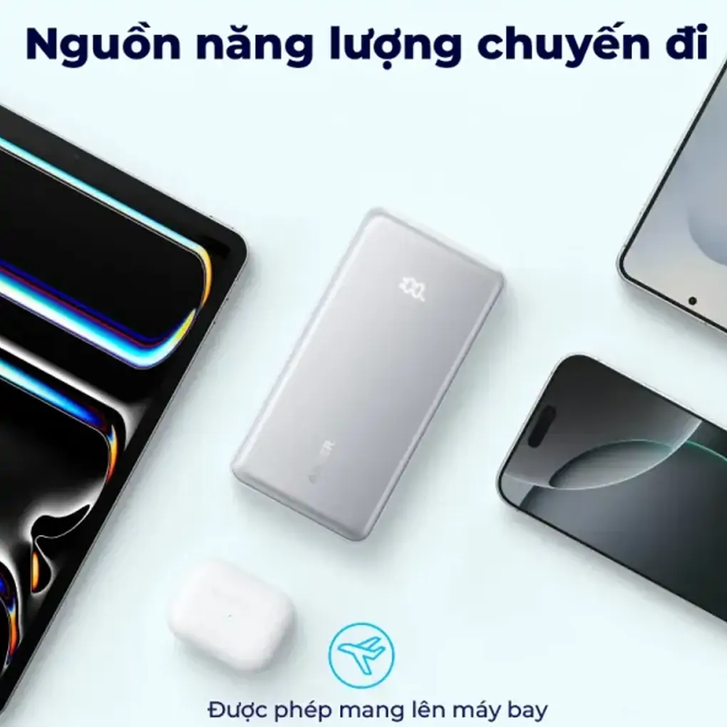 Sạc Dự Phòng Anker Zolo 2C1A 22.5W 20000mah B2B_A110E 1