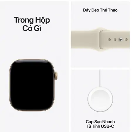 Apple Watch Series 12 GPS 42mm Viền Nhôm Dây silicone 1
