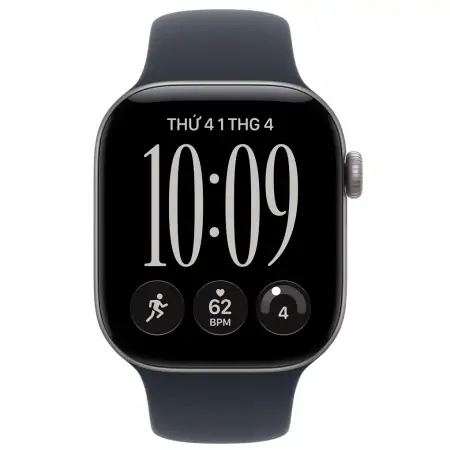 Apple Watch Series 12 GPS + Cellular 42mm Viền Nhôm Dây Silicone 0