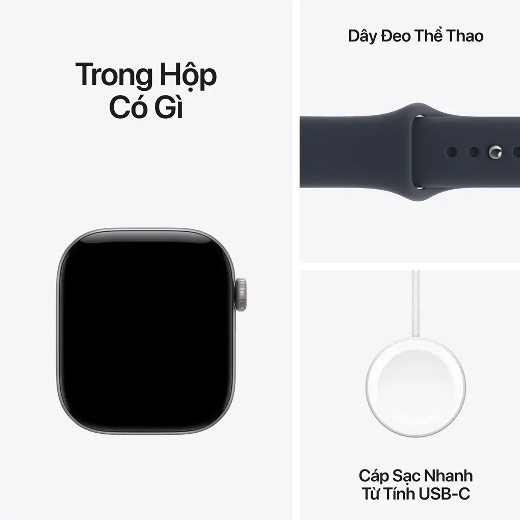Apple Watch Series 12 GPS + Cellular 42mm Viền Nhôm Dây Silicone 1