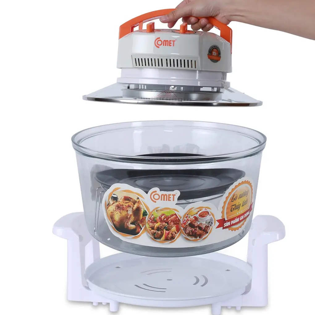 Lò nướng thủy tinh Comet CM8612 1