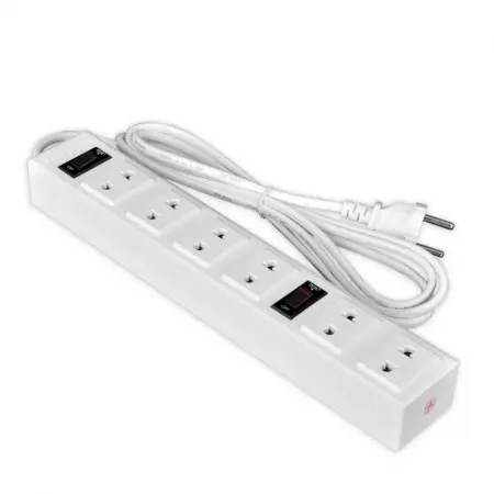Ổ CẮM ĐQ 001A-01-2M (6 LỖ 2 CHẤU) 3