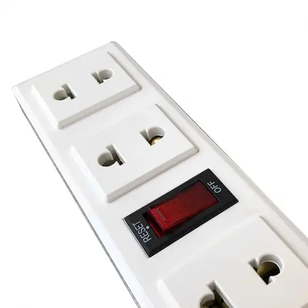 Ổ CẮM ĐQ 001A-01-2M (6 LỖ 2 CHẤU) 4