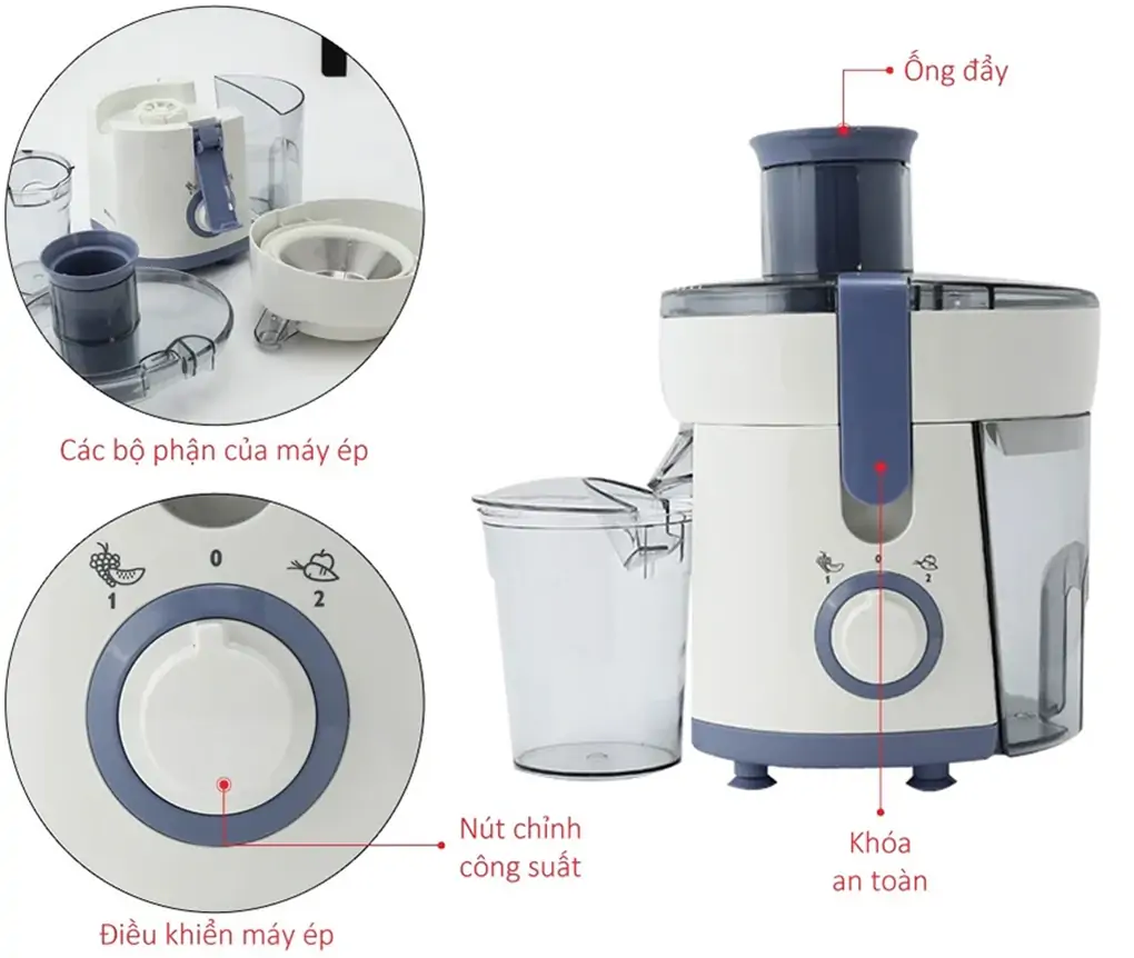 Máy ép trái cây Philips HR1811 7