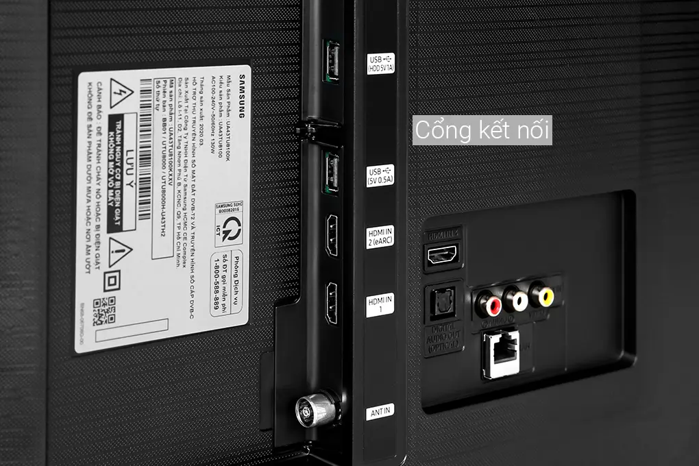 Samsung Smart Tivi 4K 43 Inch UA43TU8100 2