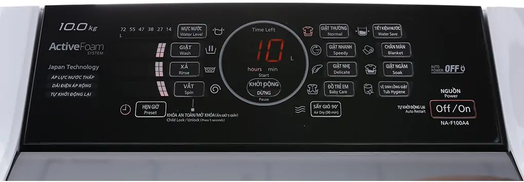 Máy Giặt Panasonic 10 Kg NA-F100A4GRV 2