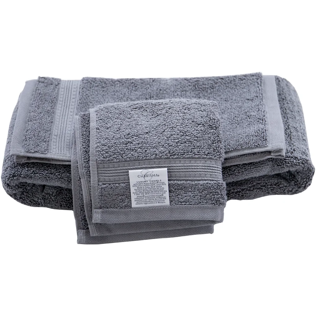 Bộ Khăn Tay(Mặt) Charisma Xám