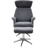 Ghế Thư Giãn + Đôn CX6255 Xám