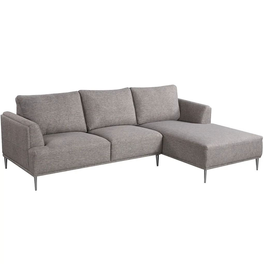 Sofa L (Góc Trái) Lion F1191 Xám Nhạt