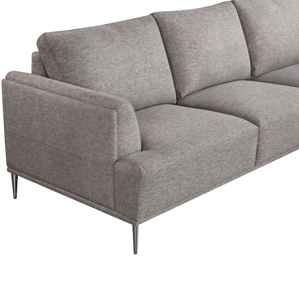 Sofa L (Góc Trái) Lion F1191 Xám Nhạt