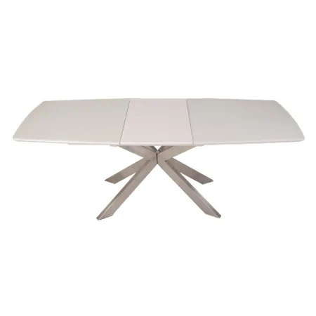 Bàn Kiếng Mở Rộng EUDORA HT6570-GN Trắng 1