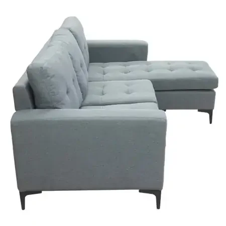 Sofa L Thor Xám Đậm 196Cm 1