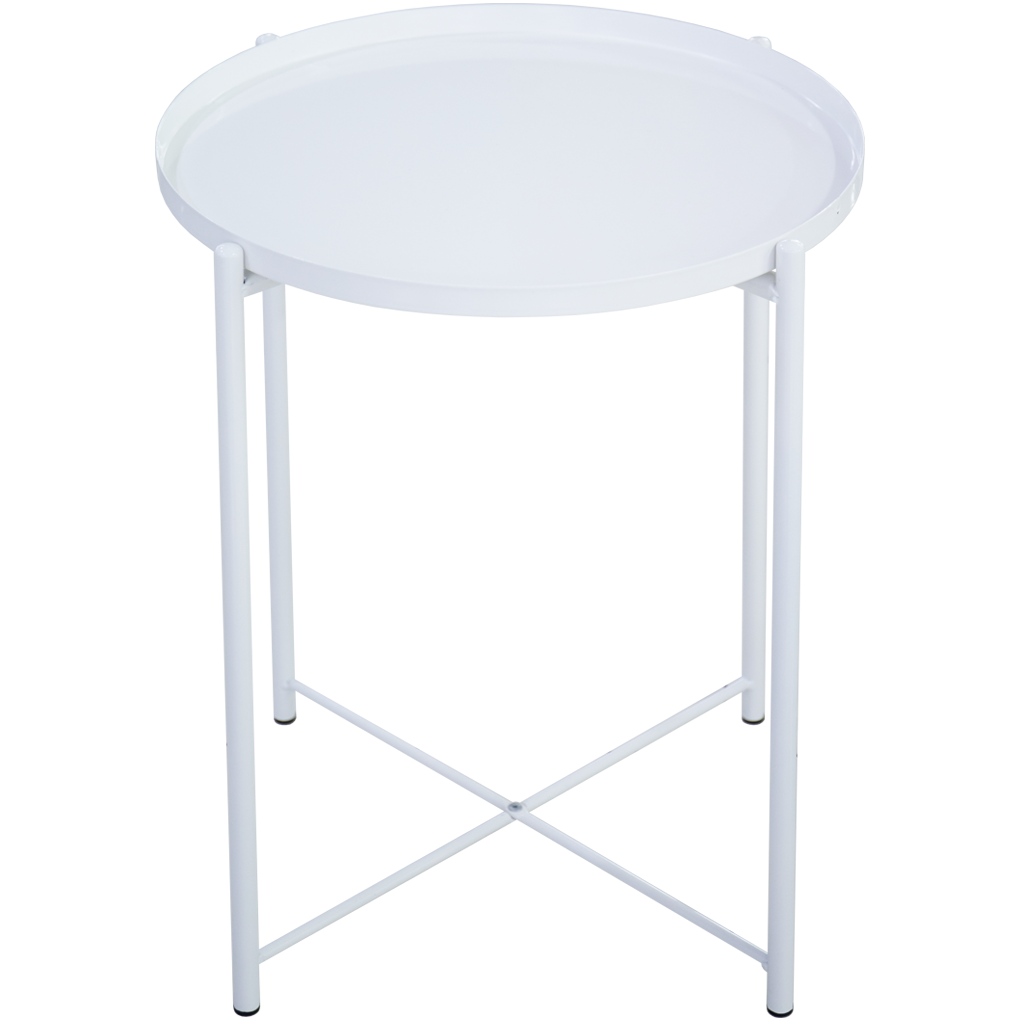 Bàn Tray Kim Loại ECOMT10 Trắng 0