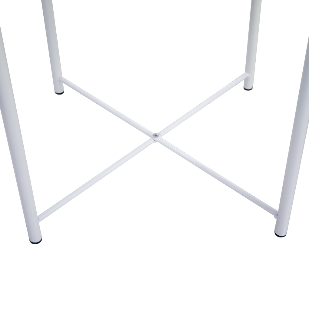 Bàn Tray Kim Loại ECOMT10 Trắng 3
