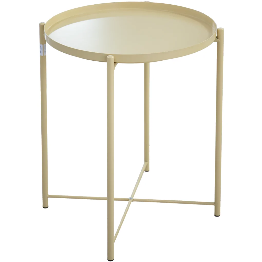Bàn Tray Kim Loại ECOMT10 Vàng 1