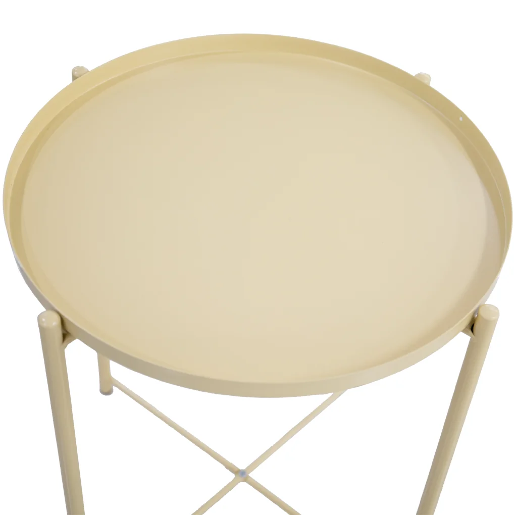 Bàn Tray Kim Loại ECOMT10 Vàng 2