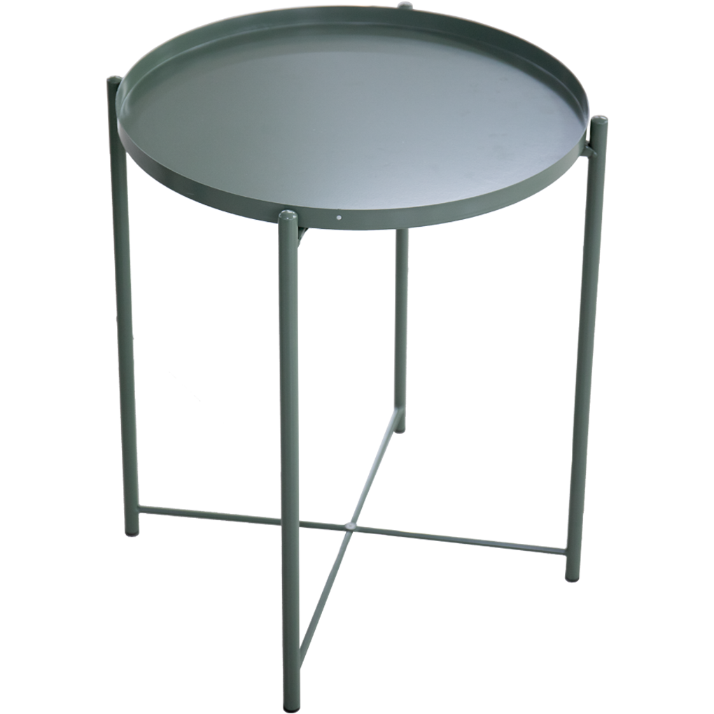 Bàn Tray Kim Loại ECOMT10 Xanh 1