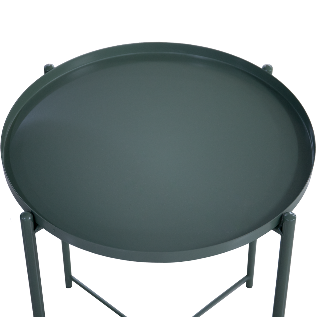 Bàn Tray Kim Loại ECOMT10 Xanh 2