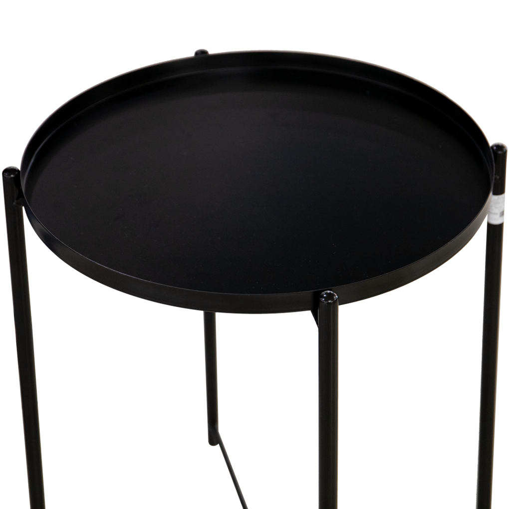 Bàn Tray Kim Loại ECOMT10 Đen 2