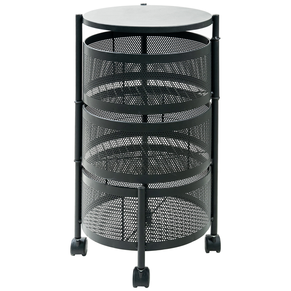 Kệ Xoay Tròn Kim Loại ECORS01A 3 Tầng