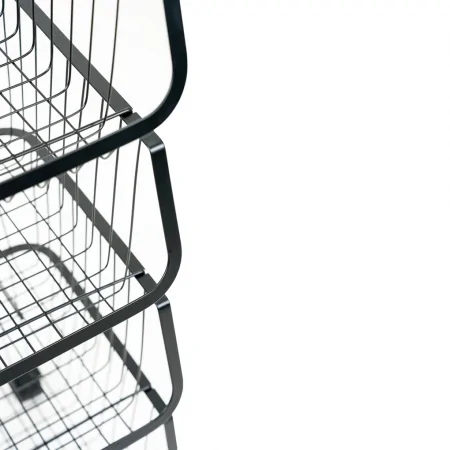 Bộ Rổ Kim Loại Có Bánh Xe 4 Tầng ECORS02A 2