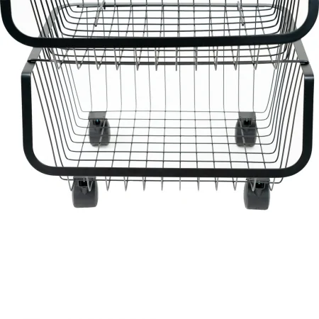 Bộ Rổ Kim Loại Có Bánh Xe 4 Tầng ECORS02A 3