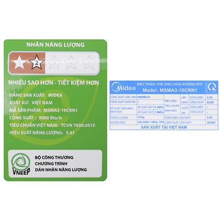 Máy lạnh Midea 1 Hp MSMA3-10CRN1 4