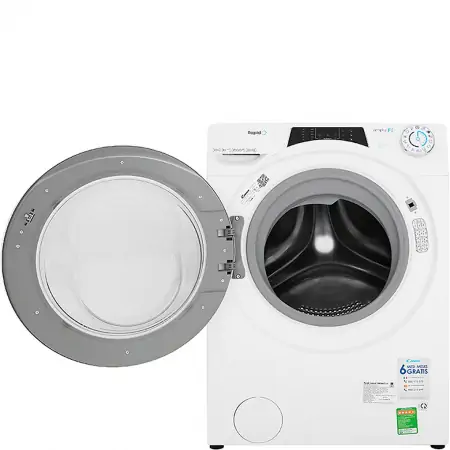 Máy Giặt Candy Inverter 10 Kg RO 16106DWHC7/1-S 1