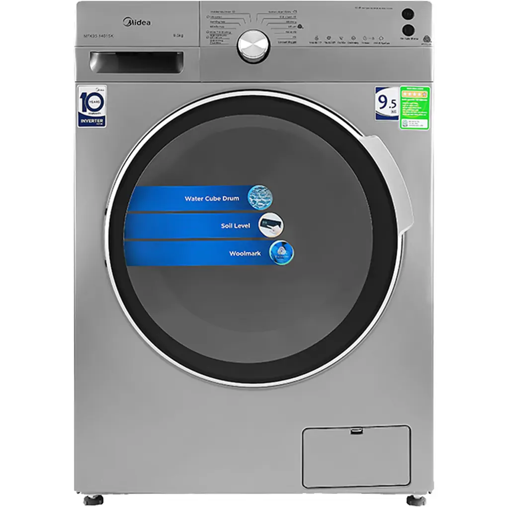 Máy Giặt Midea Inverter 9.5 Kg MFK95-1401SK