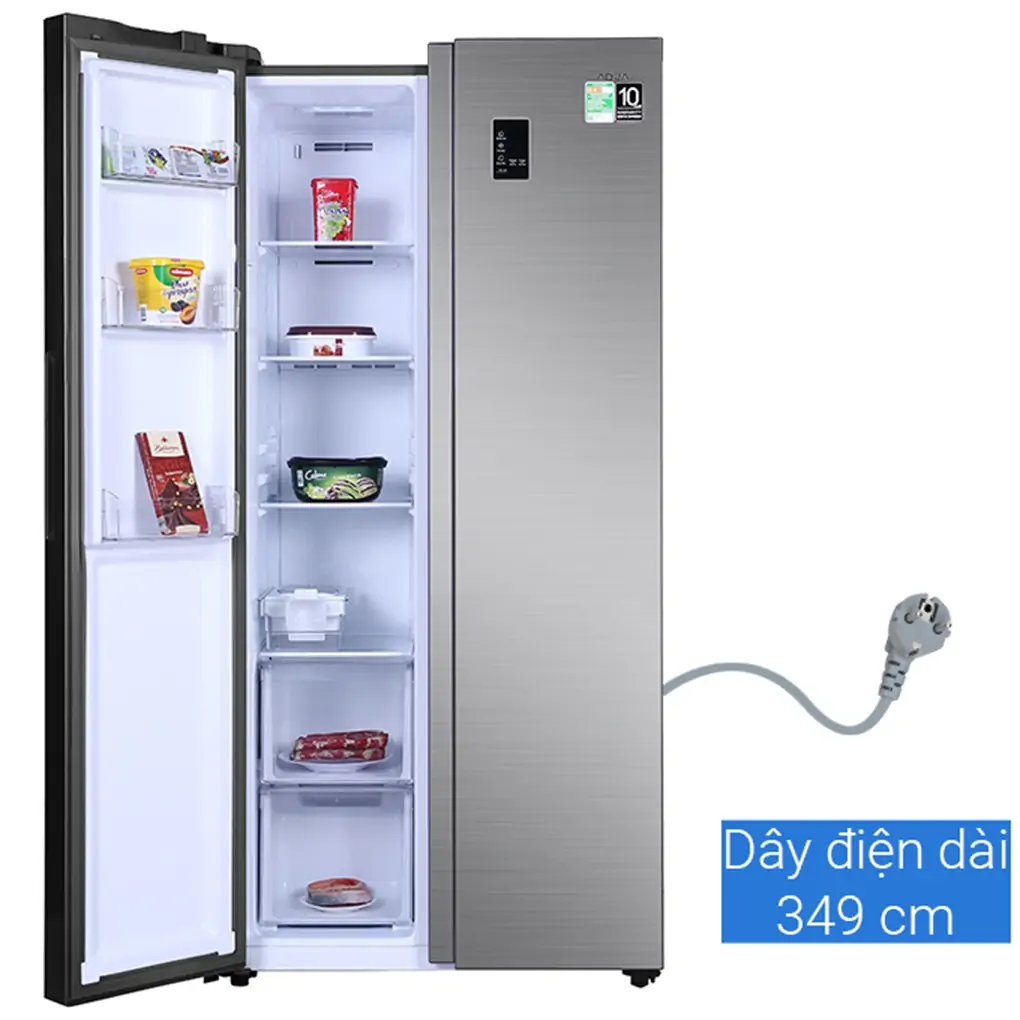 Tủ Lạnh Aqua Inverter 480 Lít AQR-S480XA (SG) 1